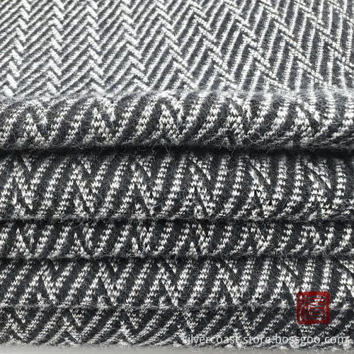 CVC spx jacquard knit brushed